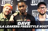 Dave Freestyle With The LA Leakers | #Freestyle007